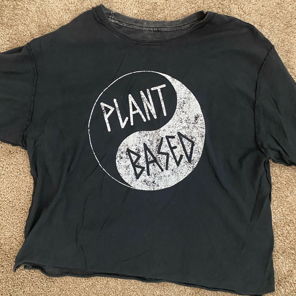 Reversible plant based/vegan tee